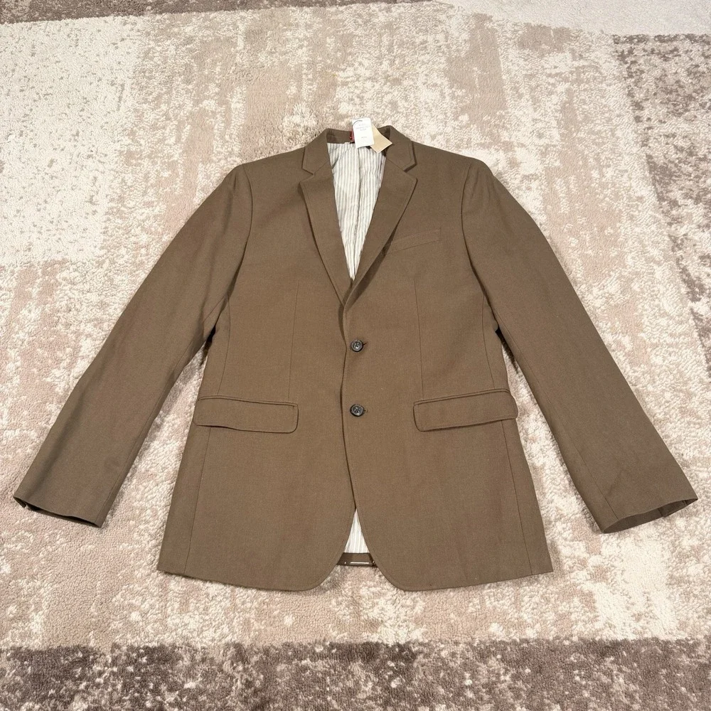 Banana Republic Heritage Collection Blazer Mens 40L Brown Preppy Academia Jacket